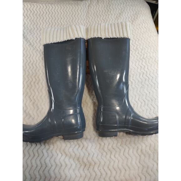 Hunter Wellington boots Graphite size 6/37
Euc with boot socks - Picture 5 of 12